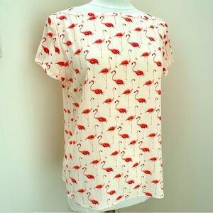 kate spade flamingo top size 10